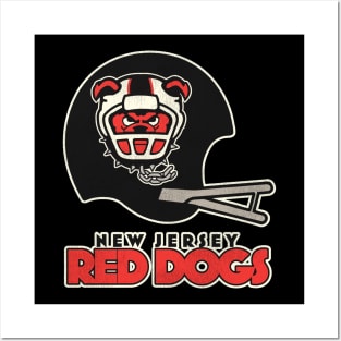 Defunct New Jersey Red Dogs Football Team Posters and Art